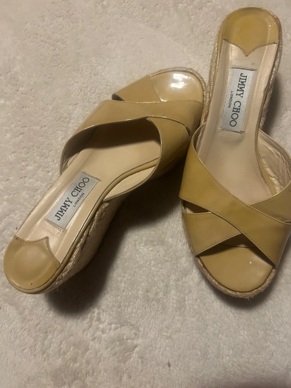 Jimmy Choo Lemon Yellow Leather